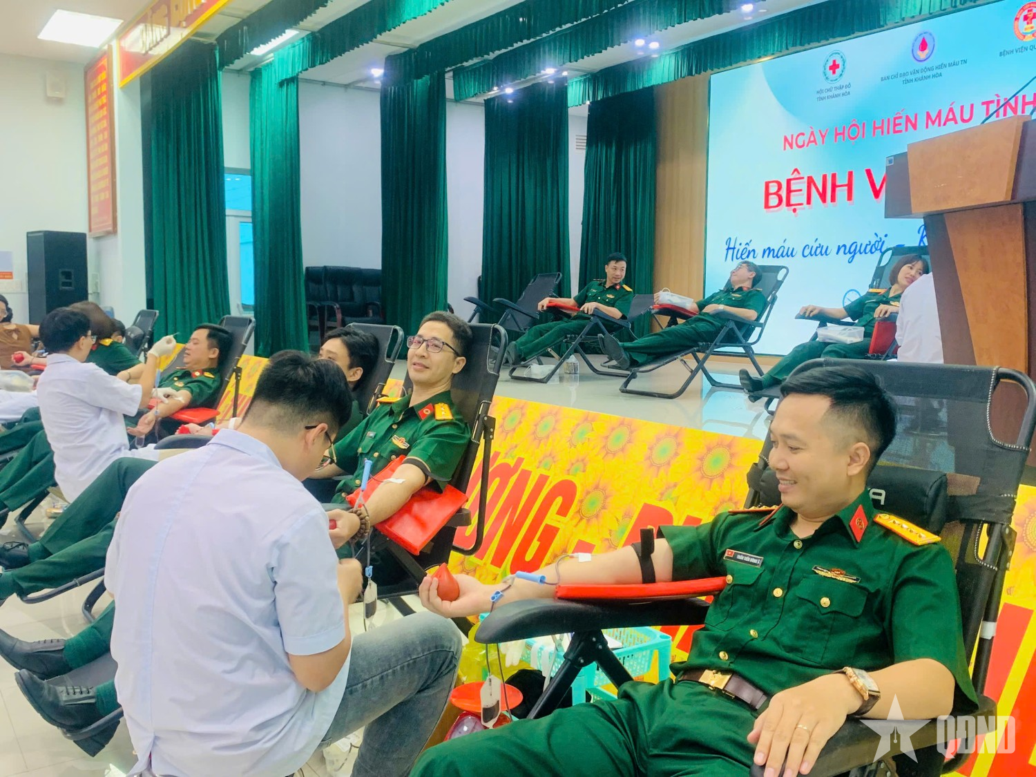 Bệnh viện Quân y 87 tham gia ngày hội hiến máu tình nguyện